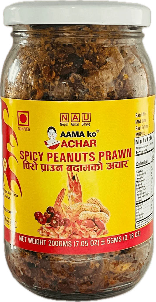Aama Ko Achar Spicy Peanuts Prawn
