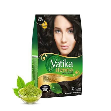 Vatika Henna Hair Colour - Rich Natural Black