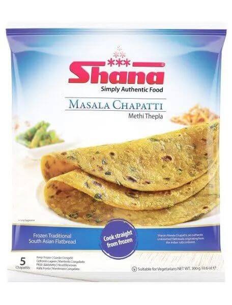 Shana Frozen Masala Chapati (Methi Thepla)