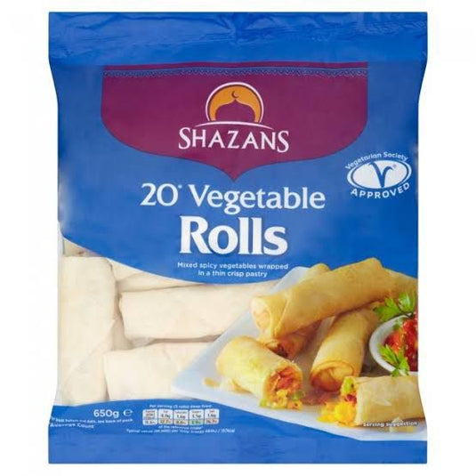 Shazans Frozen Vegetable Spring Roll