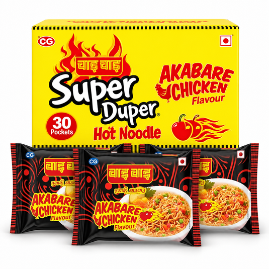 Wai Wai Akabare Chicken Noodles (New Pack)