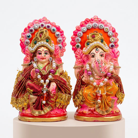 Laxmi Ganesh Idol Set (3 Inch)