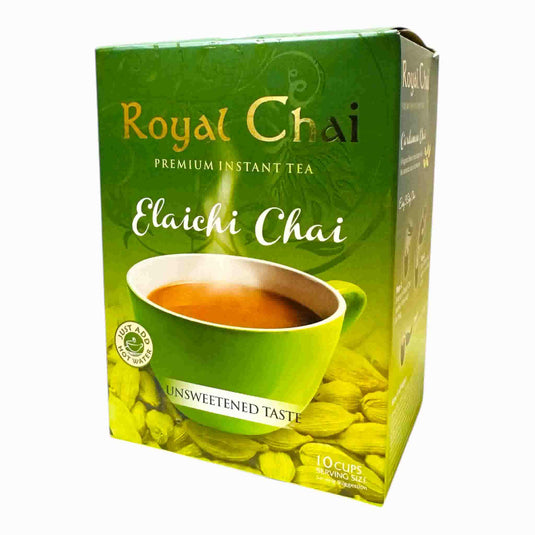 Royal Instant Elaichi Chai Unsweetened (10 Sachet)