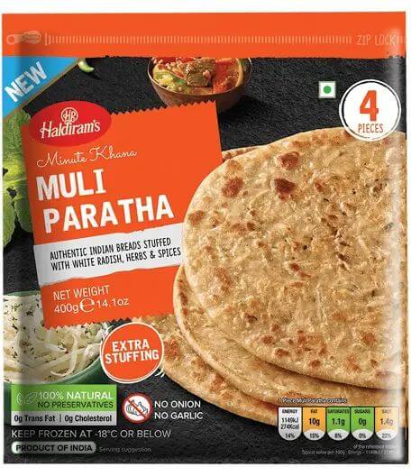 Haldiram Frozen Muli Paratha