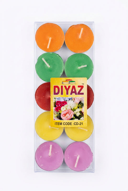 Diwali Colourful Candel