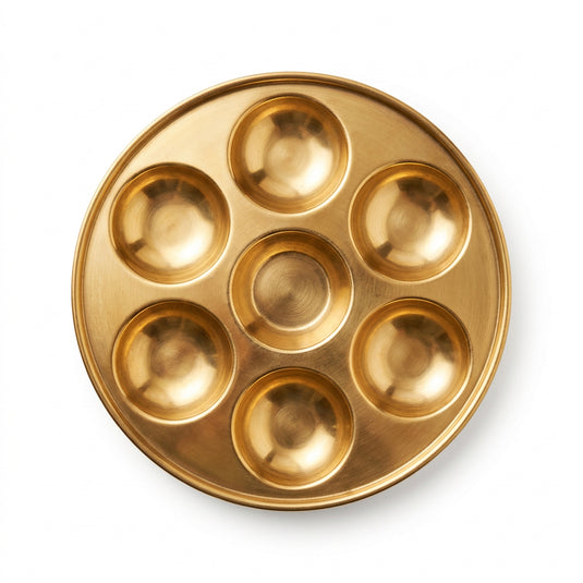 Copper Puja Thali (Khopiwala)