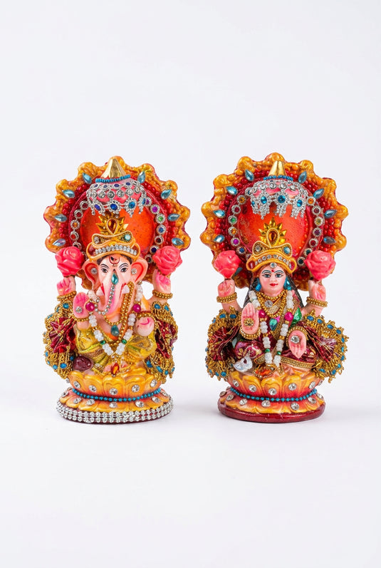 Laxmi Ganesh Idol Set (6 Inch)